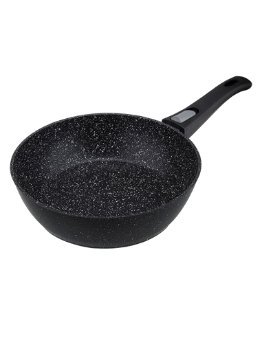 Tigaie adâncă RESTO 93042, 28cm, Negru