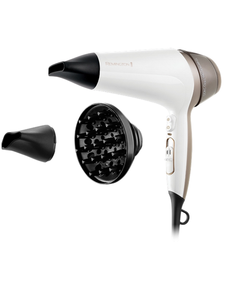 Uscător de păr Remington Thermacare Pro D5720, 2400W, Alb