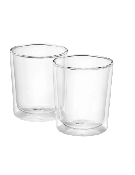 Set de pahare DeLongh DLSC318, 400 ml, 2 buc, Transparent