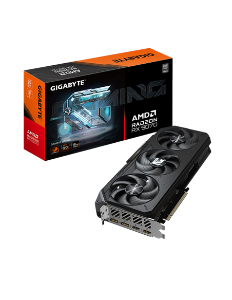Видеокарта Gigabyte GV-R9070GAMING OC-16GD, 16GB GDDR6 256бит