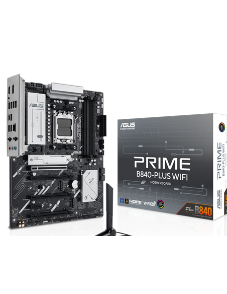 Материнская плата ASUS PRIME B840-PLUS WIFI, AM5, AMD B840, ATX