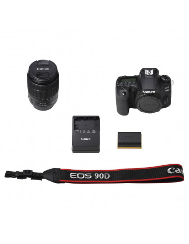 Зеркальный фотоаппарат Canon EOS 90D & EF-S 18-135mm f/3.5-5.6 IS nano USM KIT