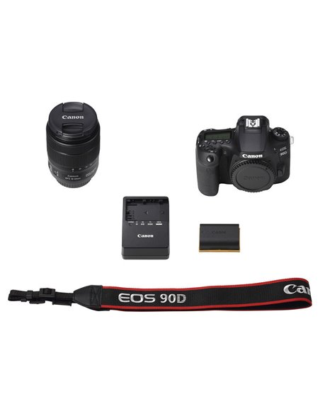 Зеркальный фотоаппарат Canon EOS 90D & EF-S 18-135mm f/3.5-5.6 IS nano USM KIT