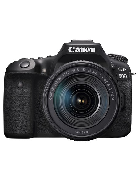 Aparat foto DSLR Canon EOS 90D & EF-S 18-135mm f/3.5-5.6 IS nano USM KIT