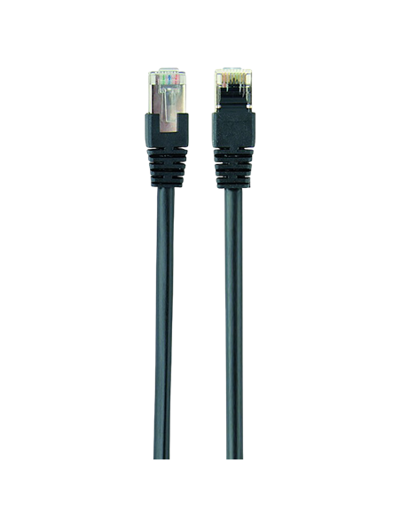 Патч-корд Cablexpert PP22-2M/BK, Cat5e FTP, 2м, Чёрный