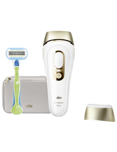 Fotoepilator Braun Silk-expert Pro 5 PL5052, Alb | Auriu