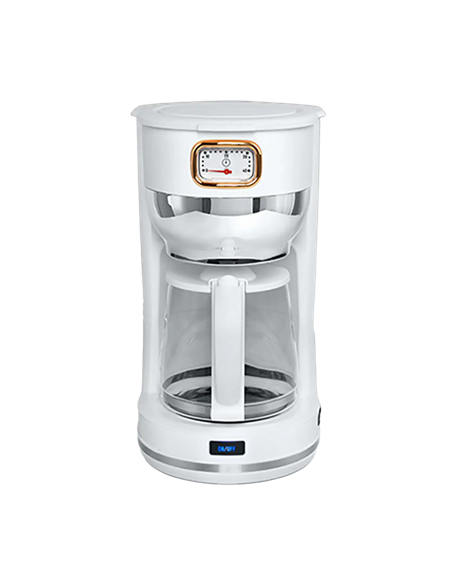 Cafetieră cu picurare MUSE MS-220 W, 1000W, Alb