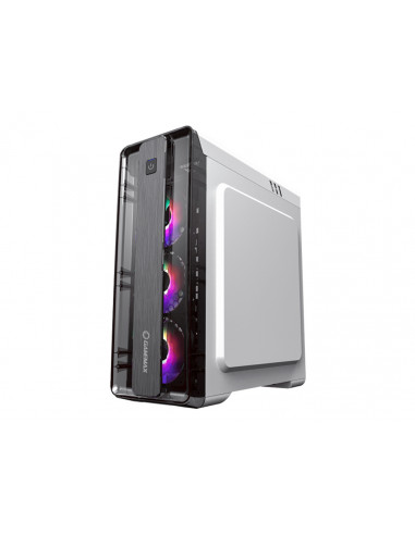 Компьютерный корпус Gamemax MoonLight FRGB, Midi-Tower, Без блока питания, Белый