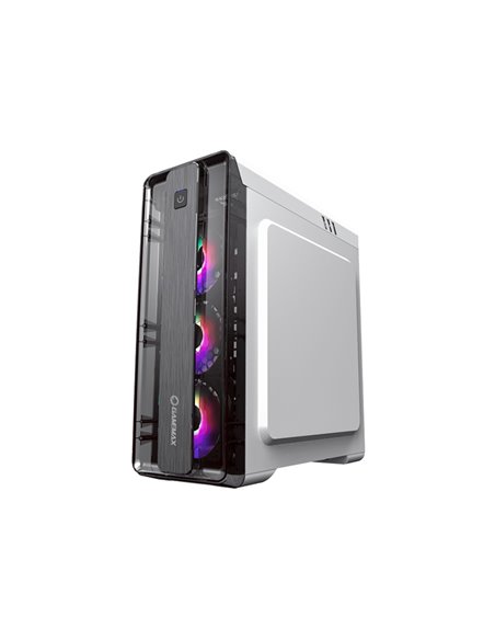 Компьютерный корпус Gamemax MoonLight FRGB, Midi-Tower, Без блока питания, Белый