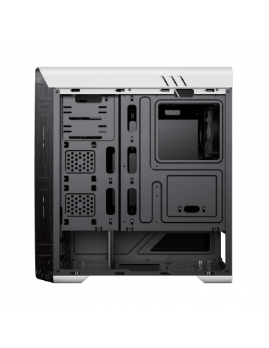 Компьютерный корпус Gamemax MoonLight FRGB, Midi-Tower, Без блока питания, Белый