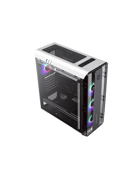 Компьютерный корпус Gamemax MoonLight FRGB, Midi-Tower, Без блока питания, Белый