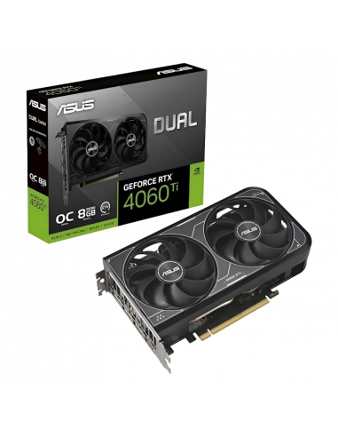 Placă Video ASUS DUAL-RTX4060-O8G-V2, 8GB GDDR6 128bit 