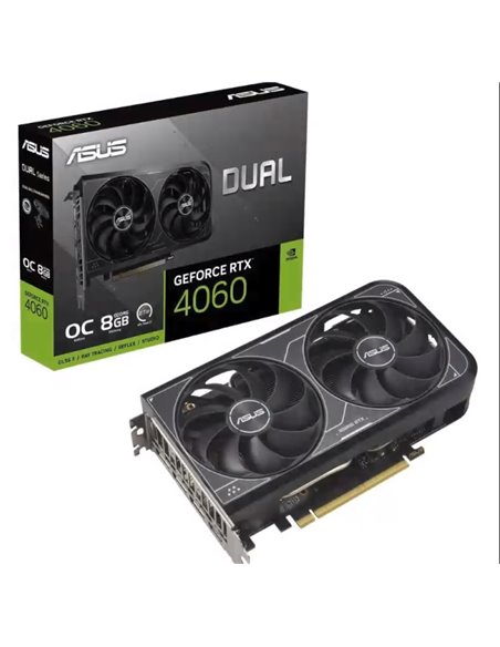 Видеокарта ASUS DUAL-RTX4060-O8G-V2, 8GB GDDR6 128бит 
