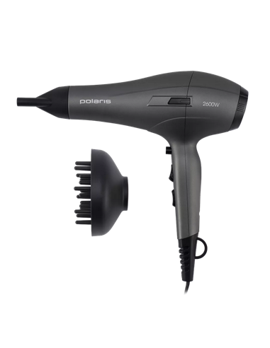 Uscător de păr Polaris PHD2600AСi, 2600W, Grafit
