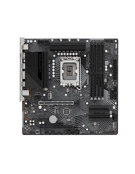 Материнская плата ASRock Z790M PG LIGHTNING/D4, LGA1700, Intel Z790, Micro-ATX
