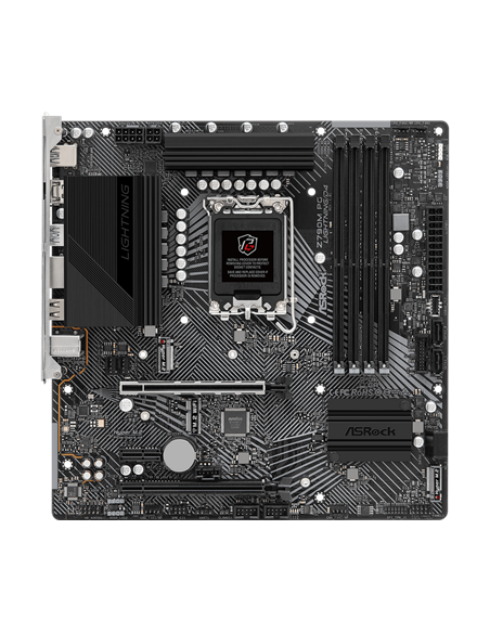 Материнская плата ASRock Z790M PG LIGHTNING/D4, LGA1700, Intel Z790, Micro-ATX