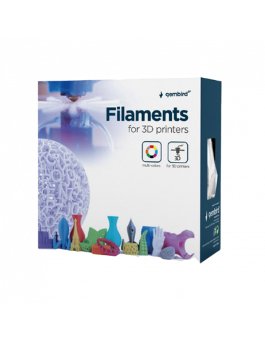 Filament pentru imprimantă 3D Gembird 3DP-ABS1.75-01-LG, ABS, Verde Luminos , 1.75 mm, 1kg