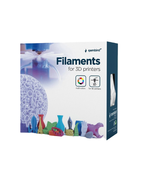 Filament pentru imprimantă 3D Gembird 3DP-ABS1.75-01-LG, ABS, Verde Luminos , 1.75 mm, 1kg