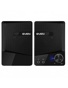 Компьютерные колонки 2.0 SVEN "248", Чёрный