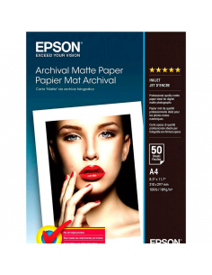 Фото бумага Epson Archival Matte Paper, A4 2