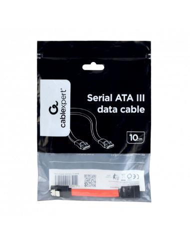 Cablu SATA Cablexpert CC-SATAM-DATA-0.3M, Roșu