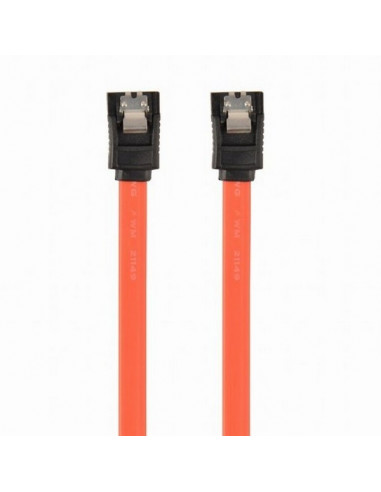 Cablu SATA Cablexpert CC-SATAM-DATA-0.3M, Roșu