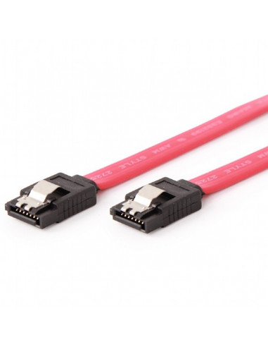 Cablu SATA Cablexpert CC-SATAM-DATA-0.3M, Roșu