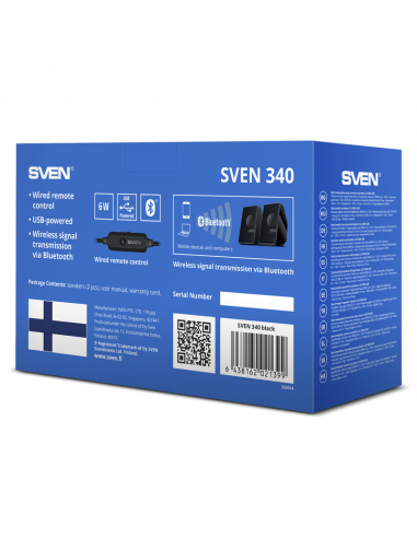 Boxe pentru calculator SVEN "340", Negru