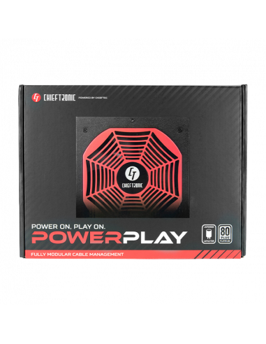 Блок питания для компьютеров Chieftec GPU-850FC, 850 Вт, ATX, Полностью модульный
