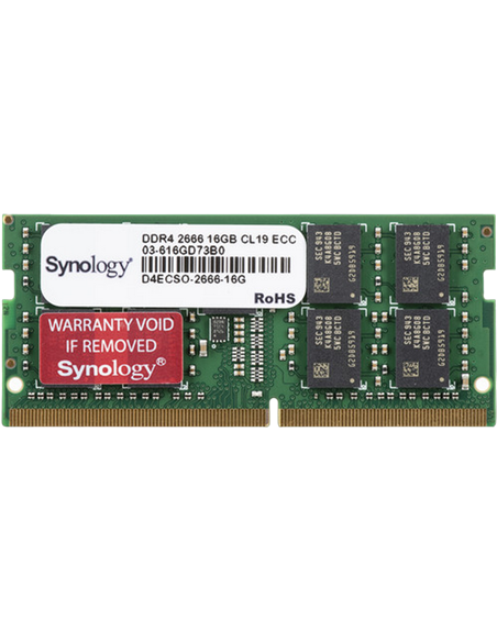 Оперативная память SYNOLOGY D4ECSO-2666-16G, DDR4 SDRAM, 2666 МГц, 16Гб Оперативная память SYNOLOGY D4ECSO-2666-16G, DDR4 SDRAM, 2666 МГц, 16Гб