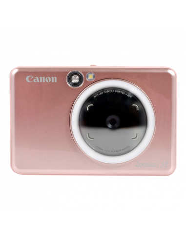 Фотопринтер Canon Zoemini S2, 2.0” x 3.0”, Розовое Золото