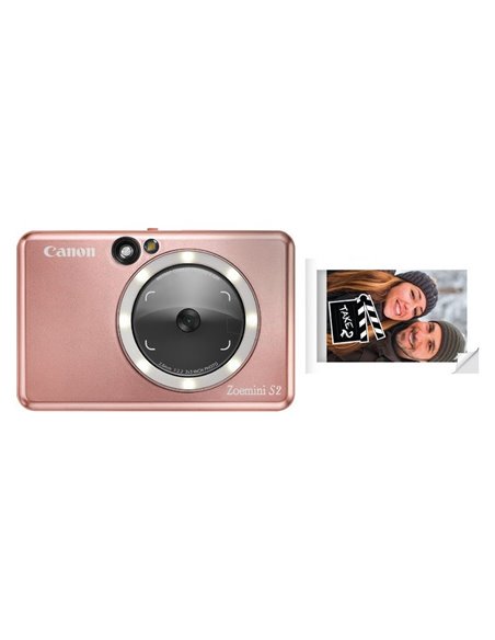 Фотопринтер Canon Zoemini S2, 2.0” x 3.0”, Розовое Золото