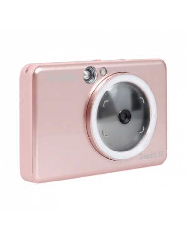Фотопринтер Canon Zoemini S2, 2.0” x 3.0”, Розовое Золото