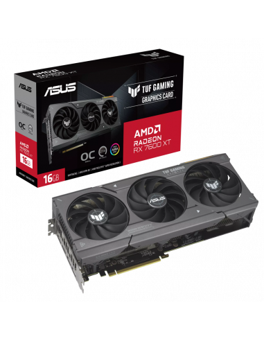 Видеокарта ASUS TUF-RX7600XT-O16G-GAMING, 16GB GDDR6 128бит 