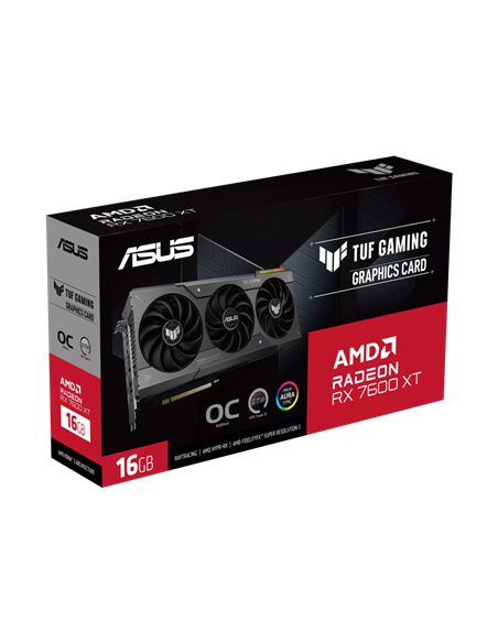 Placă Video ASUS TUF-RX7600XT-O16G-GAMING, 16GB GDDR6 128bit 