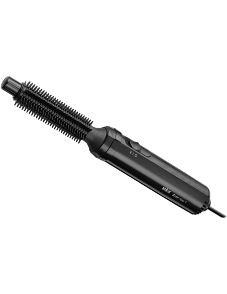 Uscător de păr-perie Braun Satin Hair 1 AS110, 200 W, Alb