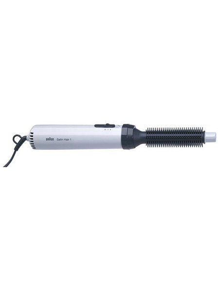 Uscător de păr-perie Braun Satin Hair 1 AS110, 200 W, Alb
