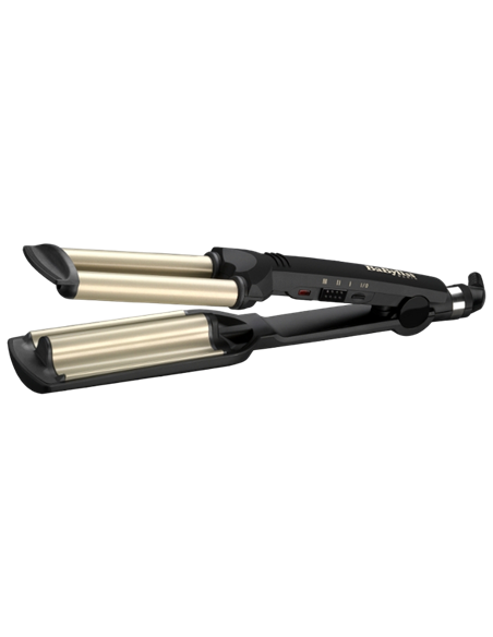 Ondulator de păr BaByliss Easy Waves C260E, Negru | Auriu
