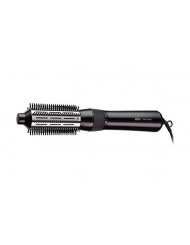 Uscător de păr-perie Braun Satin Hair 3 AS330, 400 W, Negru