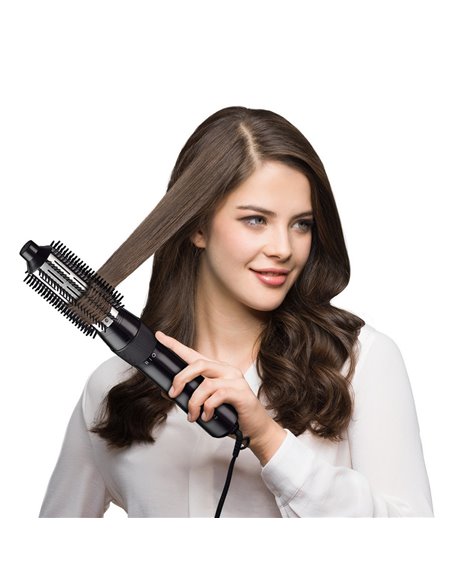 Uscător de păr-perie Braun Satin Hair 3 AS330, 400 W, Negru