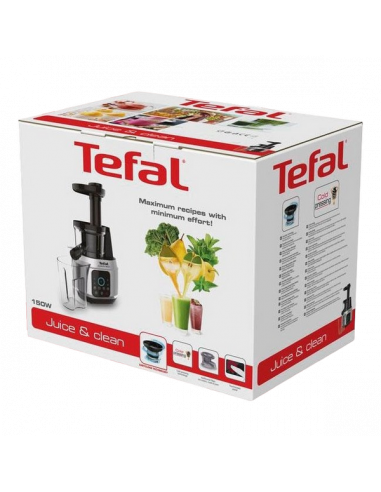 Соковыжималка Tefal ZC420E38, Черный Нержавеющая Сталь
