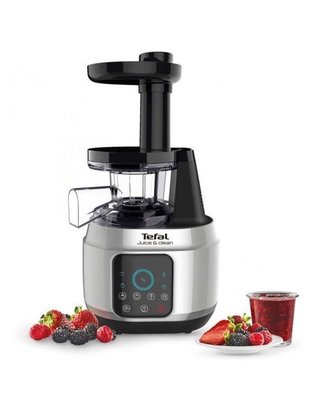 Storcător de fructe și legume Tefal ZC420E38, Negru Inox