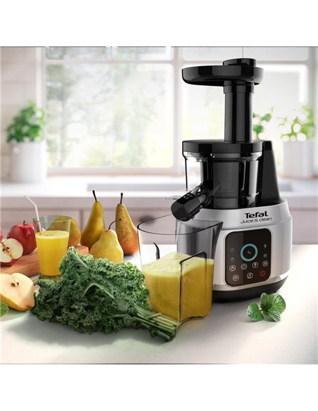 Storcător de fructe și legume Tefal ZC420E38, Negru Inox