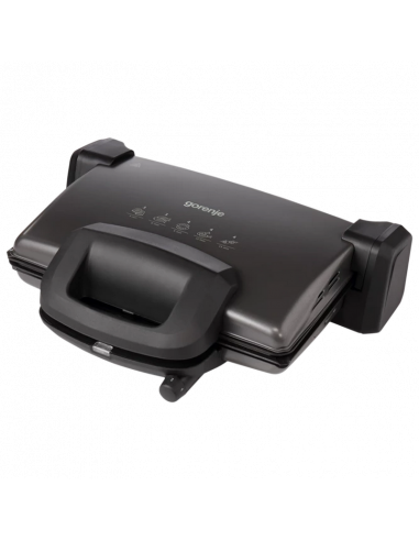 Электрический Гриль Gorenje CONTACT GRILL KR1800SDP, 1800Вт, Чёрный