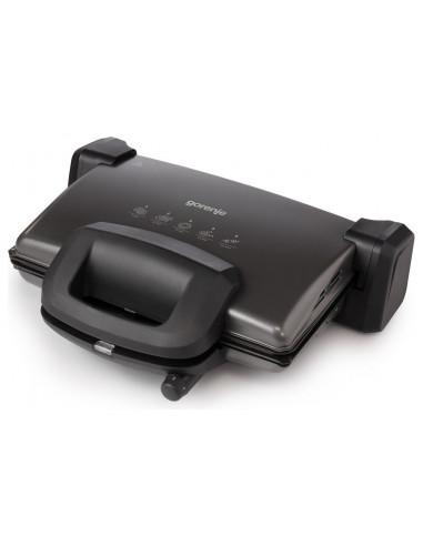 Электрический Гриль Gorenje CONTACT GRILL KR1800SDP, 1800Вт, Чёрный