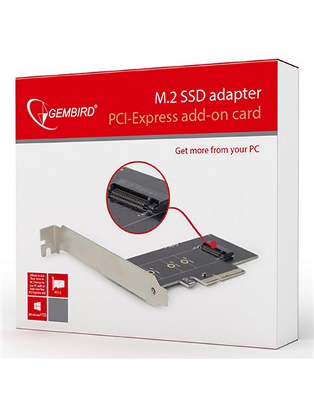 Карта расширения Gembird PEX-M2-01, Серый