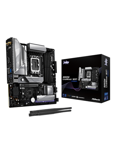 Материнская плата ASRock B860M LiveMixer WiFi, LGA1851, Intel B860, Micro-ATX