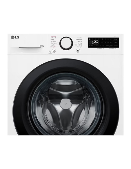 Mașină de spălat cu uscător LG F4DR509SBW, 9kg, Alb