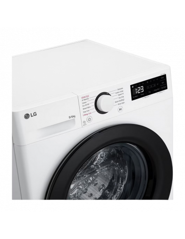 Mașină de spălat cu uscător LG F4DR509SBW, 9kg, Alb