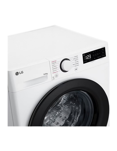 Mașină de spălat cu uscător LG F4DR509SBW, 9kg, Alb